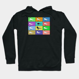 Warhol birds - Terns Hoodie